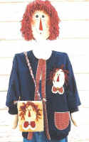 Raggedy Ann jacket and purse