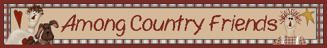 Among Country Friends patterns for country and primitive crafts...